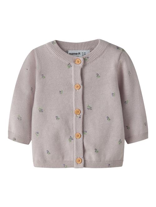 NAME IT Strik Cardigan Beta Lilac Marble