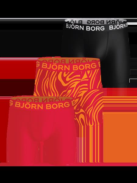 Björn Borg Sports Microfiber Boxers 3-pack Sort, M