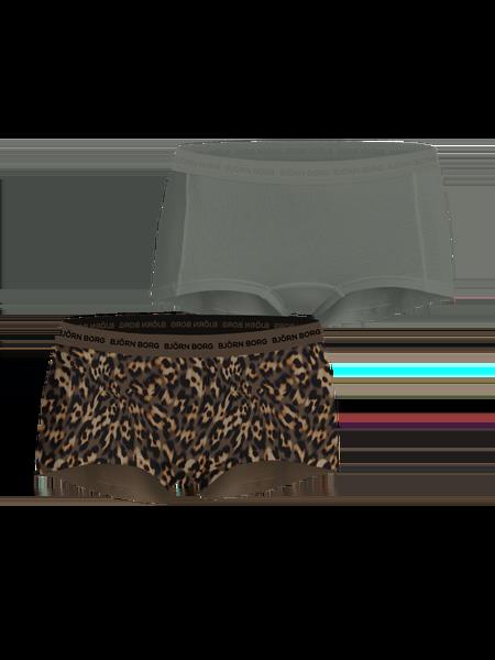 Björn Borg Everyday Cotton Boxer Shorts 2-pack Grøn, L