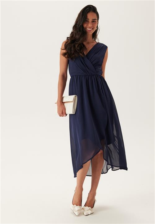 Bubbleroom Occasion High-Low Sleeveless Chiffon Dress