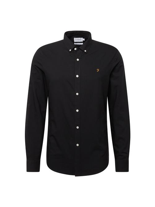 FARAH Skjorte 'BREWER'  gul / sort