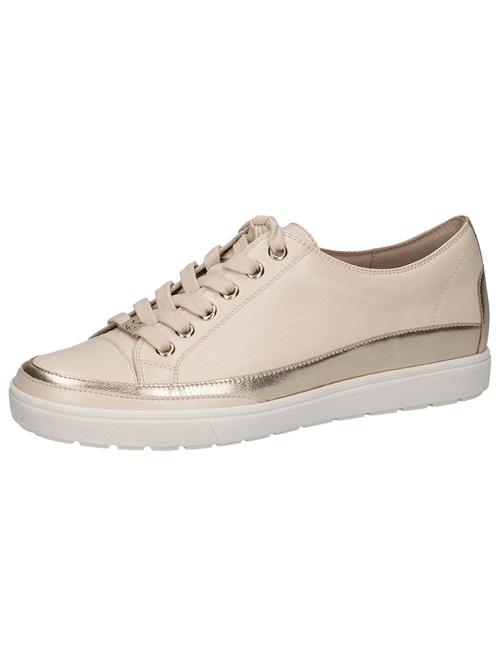 CAPRICE Sneaker low 'Ties'  creme / guld