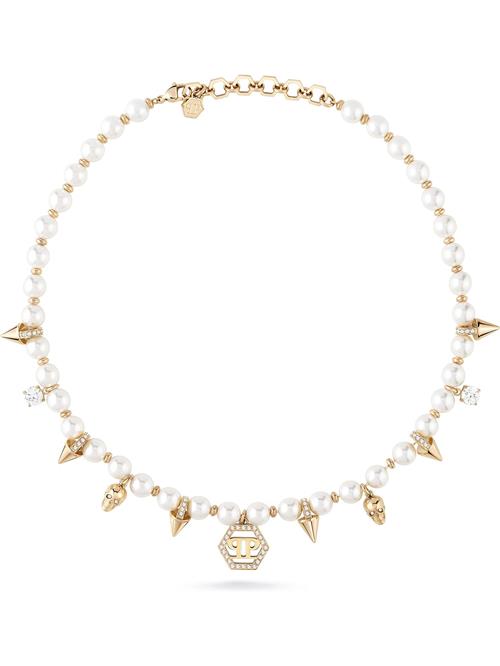 Philipp Plein Kæde  guld / transparent / perlehvid