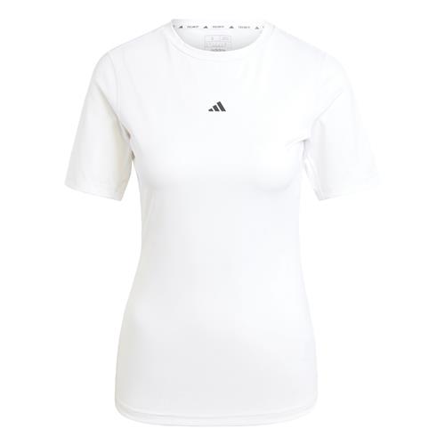 ADIDAS PERFORMANCE Funktionsbluse 'TECHFIT Training'  sort / hvid
