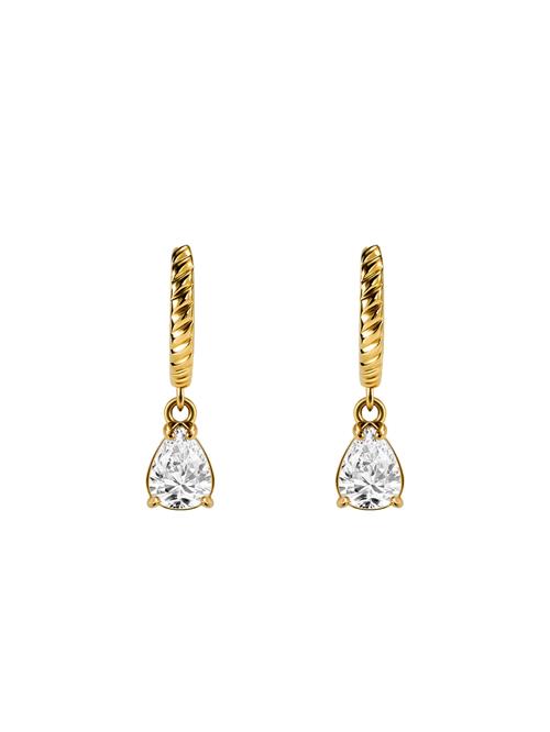 Victoria Hyde Øreringe  guld / transparent
