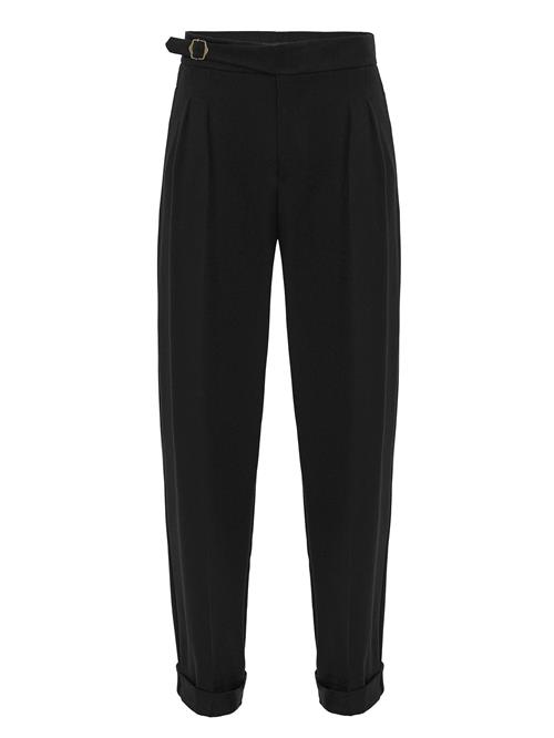 Antioch Bukser med lægfolder  sort