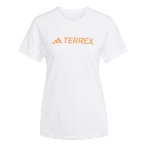 ADIDAS TERREX Funktionsbluse 'Multi Climacool Logo Tech'  orange / hvid