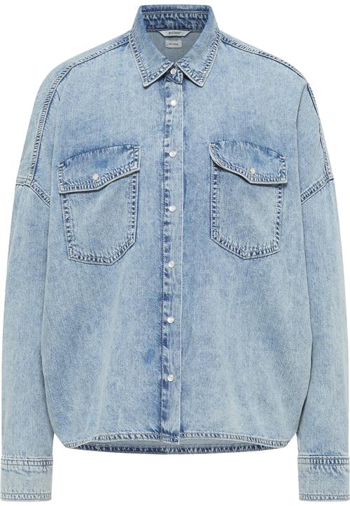MUSTANG Bluse 'RUBY'  blue denim