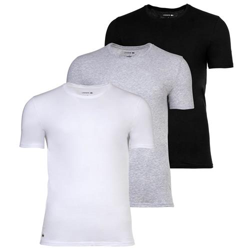 LACOSTE Bluser & t-shirts  grå-meleret / sort / hvid