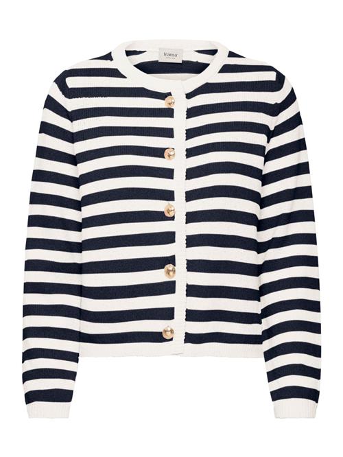 Fransa Cardigan  navy / hvid