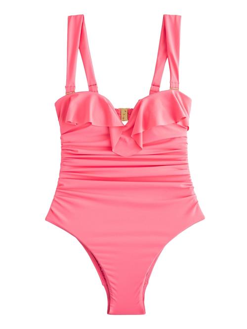 Next Badedragt 'Rüschen'  pink