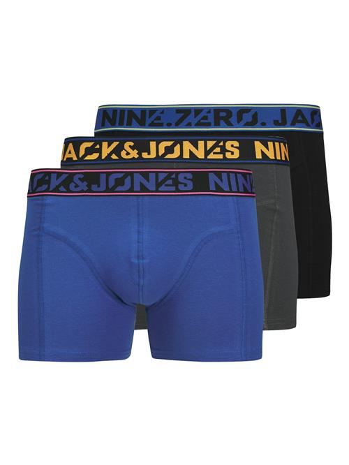 JACK & JONES Boksershorts 'JACNine.Zero'  royalblå / gul / mudderfarvet / sort