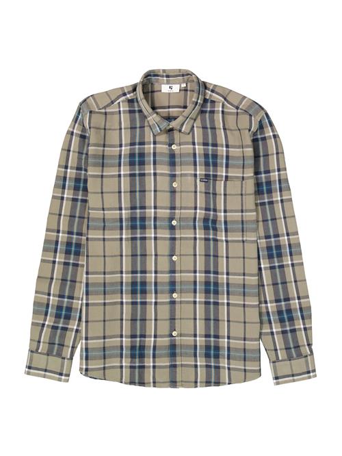 GARCIA Skjorte  navy / brun / offwhite
