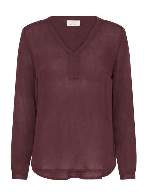 Kaffe Bluse 'KAamber'  kastaniebrun