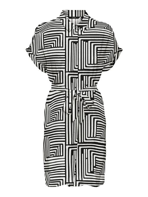 VERO MODA Blusekjole 'VMEASY JOY'  sort / hvid