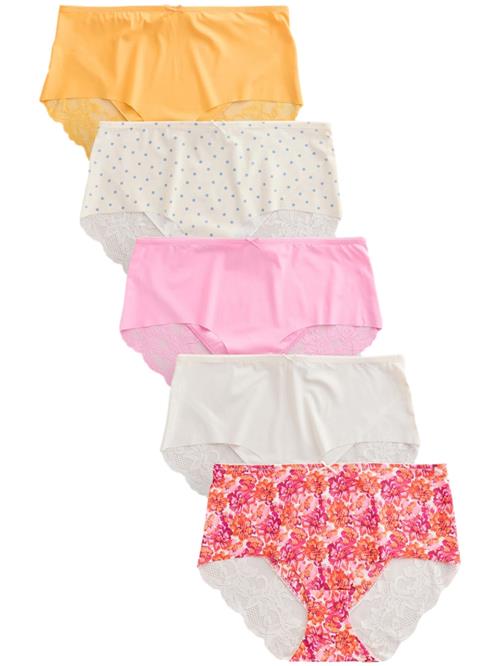 Next Slip  orange / lyserød / magenta / hvid / offwhite