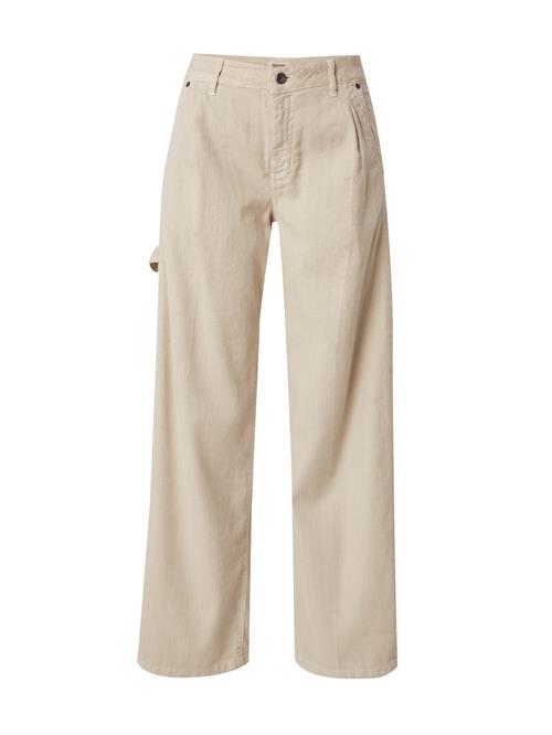 DRYKORN Jeans med lægfolder 'VYNOWN'  beige