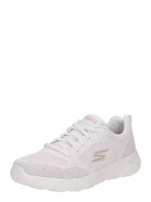 SKECHERS Sneaker low 'GO WALK JOY - VIOLET'  lysebrun / hvid-meleret
