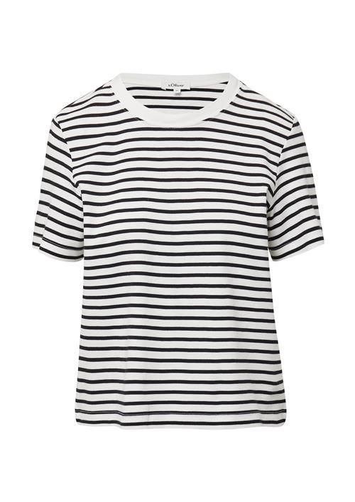 s.Oliver Shirts  creme / sort