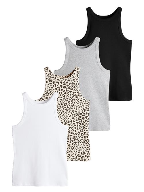 The Set Overdel  beige / grå-meleret / sort / hvid