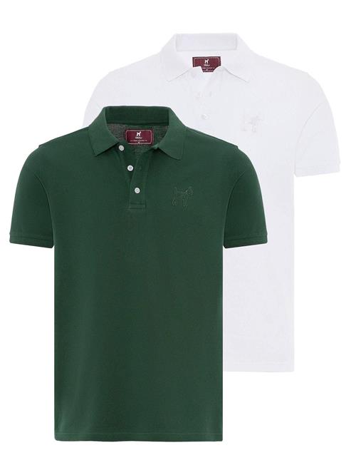 Williot Bluser & t-shirts  mørkegrøn / hvid