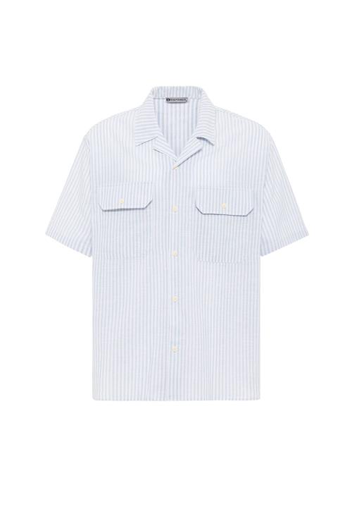 Dandalo Skjorte  lyseblå / hvid