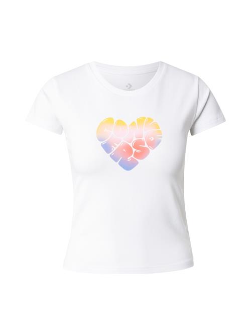 CONVERSE Shirts 'HEART'  blå / gul / rød / hvid