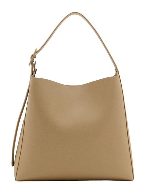 MANGO Skuldertaske 'Winnie'  beige
