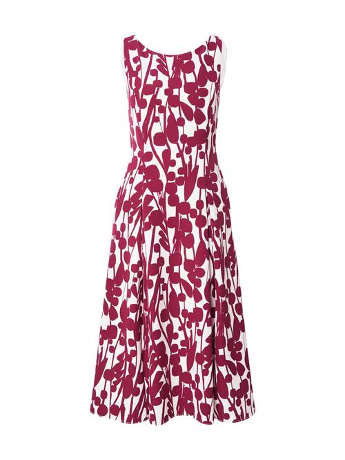 Vera Mont Kjole  vinrød / hvid