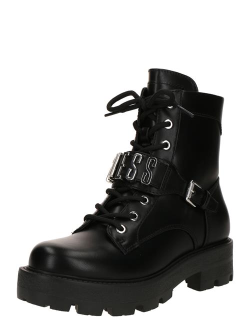 GUESS Snørestøvletter 'Yanzy'  sort