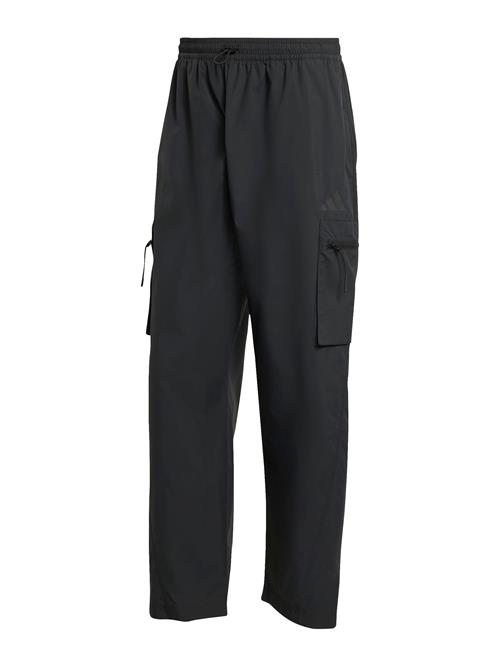 ADIDAS SPORTSWEAR Sportsbukser 'City Escape'  sort / hvid