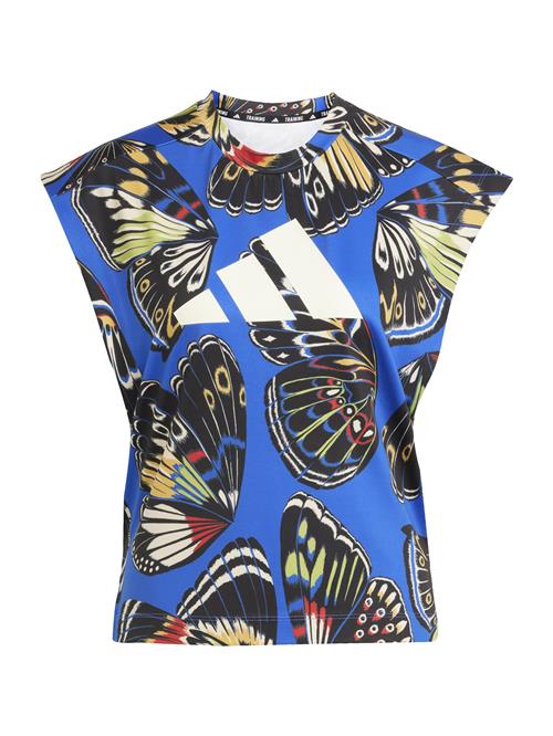 ADIDAS PERFORMANCE Funktionsbluse 'FARM'  blå / mint / sort / hvid