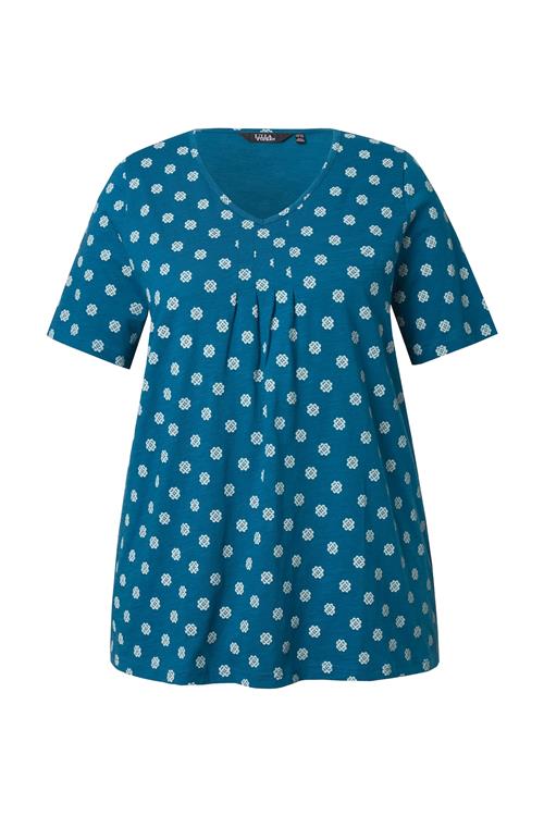 Ulla Popken Shirts  pastelblå / petroleum