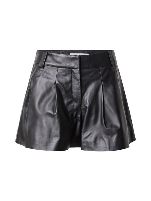 IRO Bukser med lægfolder  sort