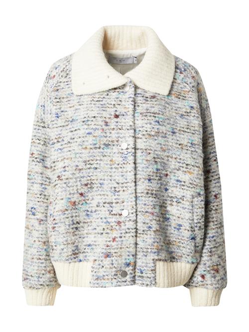 IRO Overgangsjakke 'Simone'  grå-meleret / hvid