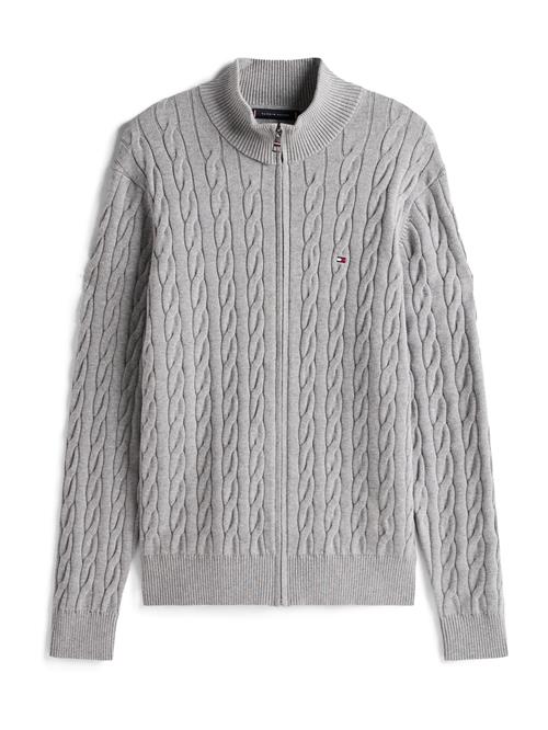 TOMMY HILFIGER Cardigan 'CLASSIC'  navy / grå / rød / hvid