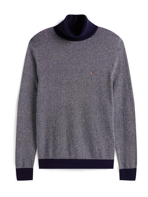 TOMMY HILFIGER Pullover  marin / hvid