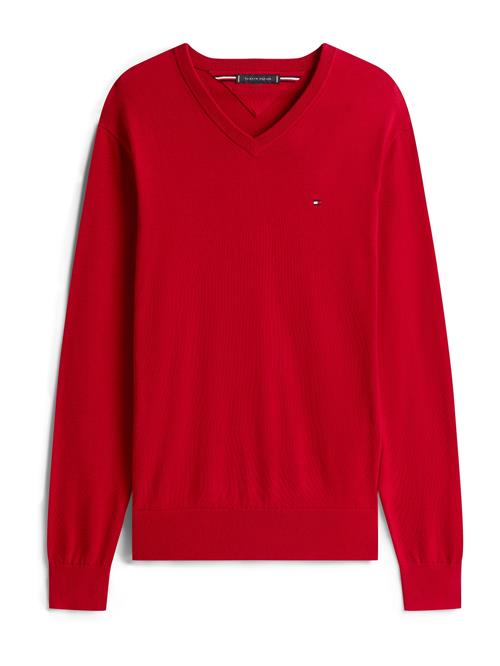 TOMMY HILFIGER Pullover 'ESSENTIAL'  rød