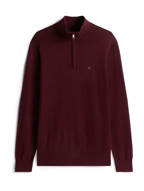 TOMMY HILFIGER Pullover 'ESSENTIAL'  burgunder