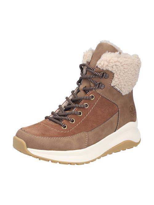 Rieker Snørestøvletter  beige / brun