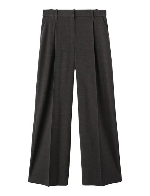 Mango | Check Pleated Trousers | 42