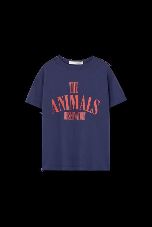 The Animals Observatory Pupfish T-shirt Deep Blue  Deep Blue 2 Y  Blå  2 år  unisex