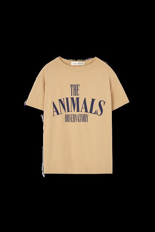 The Animals Observatory Pupfish T-shirt Soft Brown  Soft Brown 8 Y  Brun  8 år  unisex