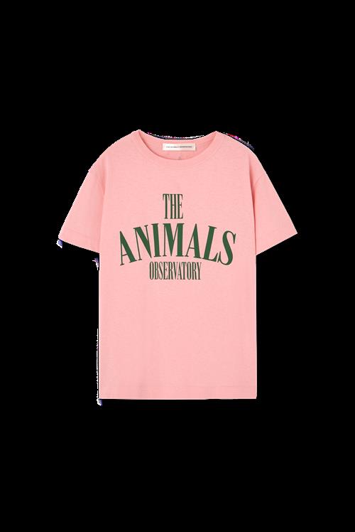 The Animals Observatory Pupfish T-shirt Soft Pink  Soft Pink 4 Y  Lyserød  4 år  unisex