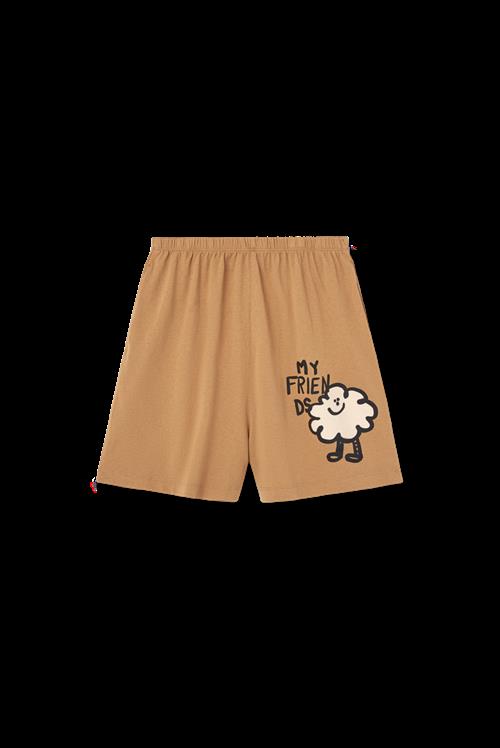 The Animals Observatory Mole Bermudashorts Camel  Camel 4 Y  Beige  4 år  unisex
