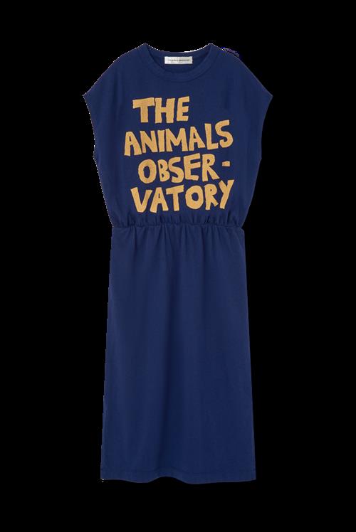 The Animals Observatory Orca Midi Kjole Deep Blue  Deep Blue 4 Y  Blå  4 år  kvinde