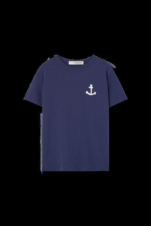 The Animals Observatory Rooster T-shirt Deep Blue  Deep Blue 3 Y  Blå  3 år  unisex