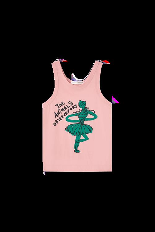 The Animals Observatory Frog Tank Top Soft Pink  Soft Pink 3 Y  Lyserød  3 år  kvinde