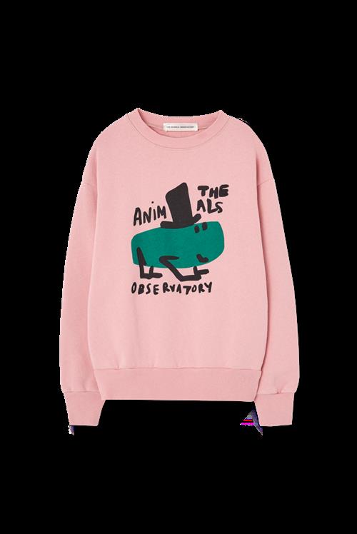 The Animals Observatory Bear Sweatshirt Soft Pink  Soft Pink 4 Y  Lyserød  4 år  kvinde