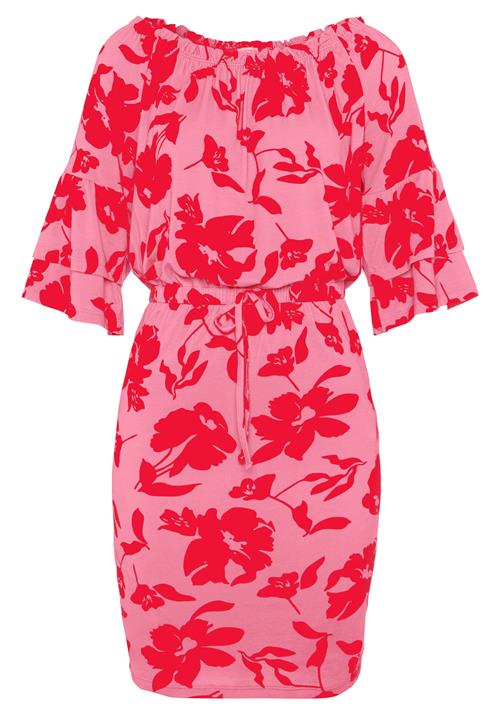 LASCANA Kjole  lys pink / rød